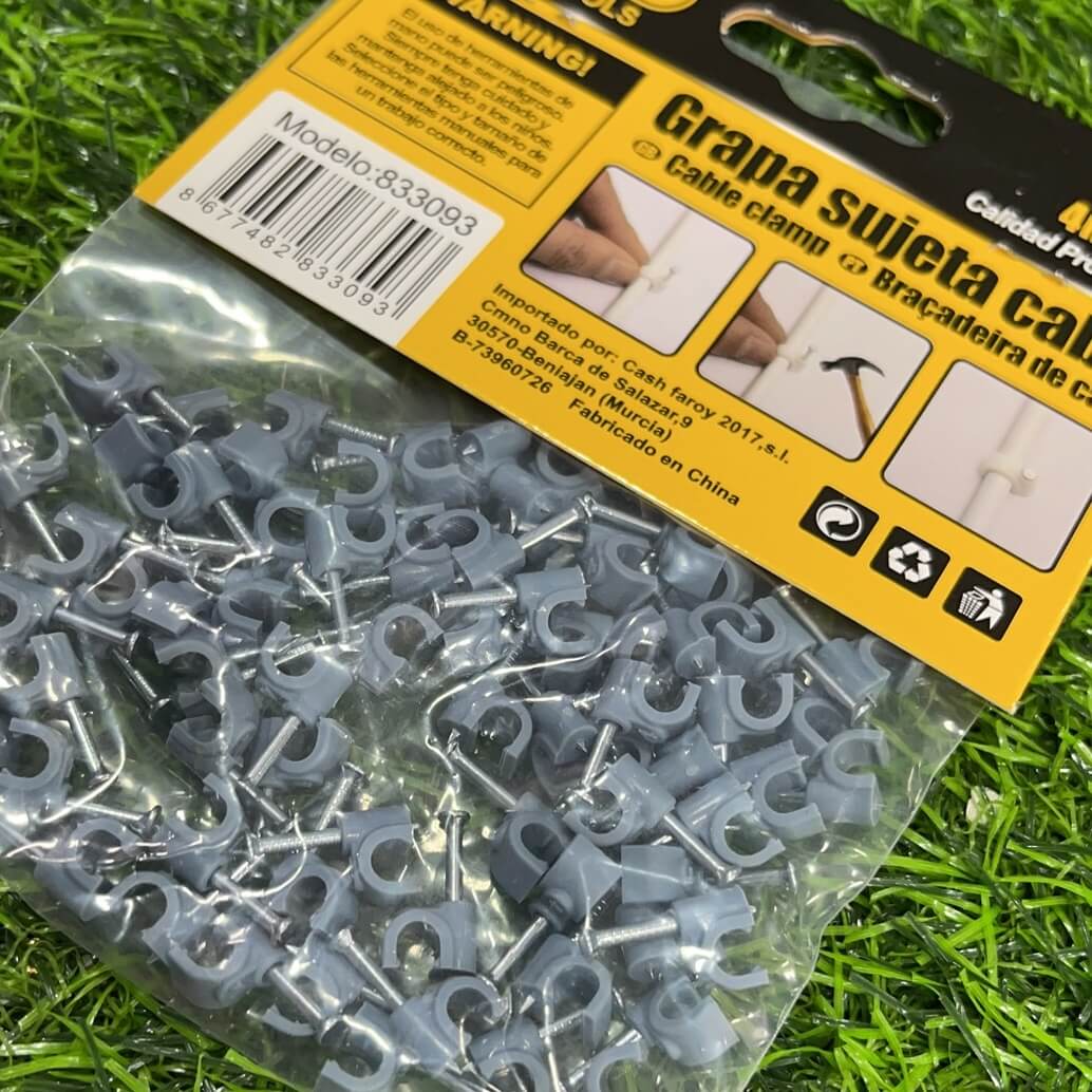 Grapa sujeta cable 4mm 833093