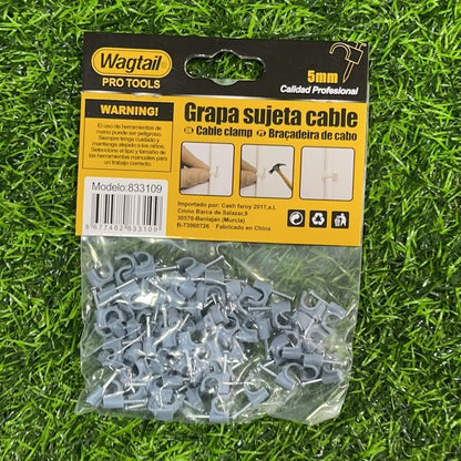 Grapa sujeta cable 5mm 833109