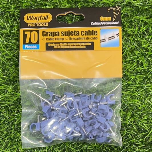 Grapa sujeta cable 6mm 833116