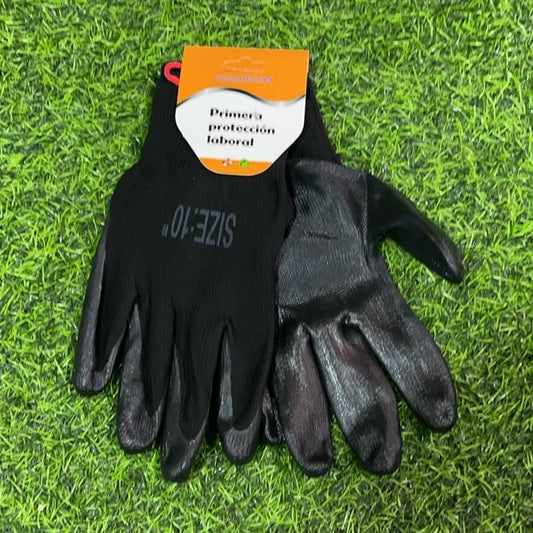 Guantes d/trabajo negro 90143-8