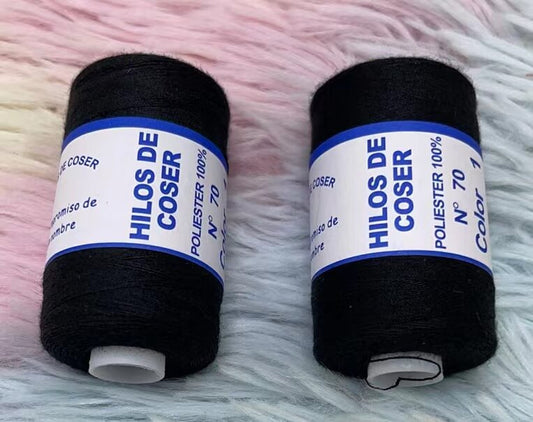 Hilos blanco/negro 1pcs 07873