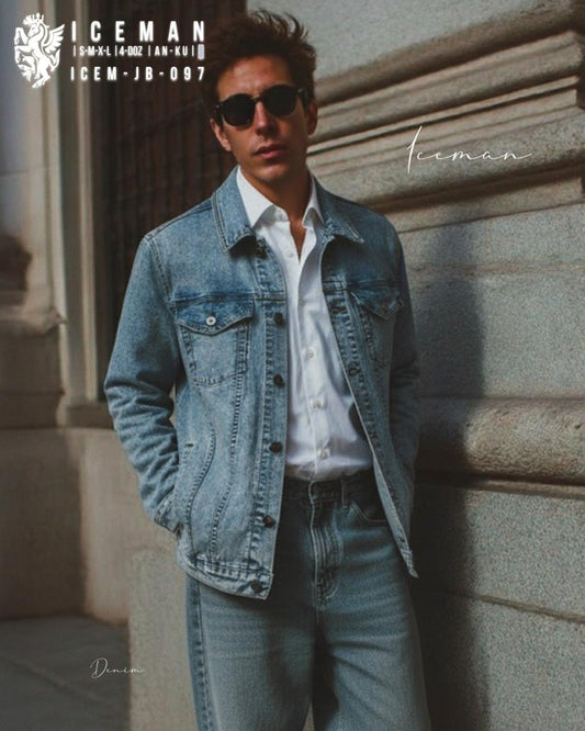 Jacket jeans m/l hombre s-xl