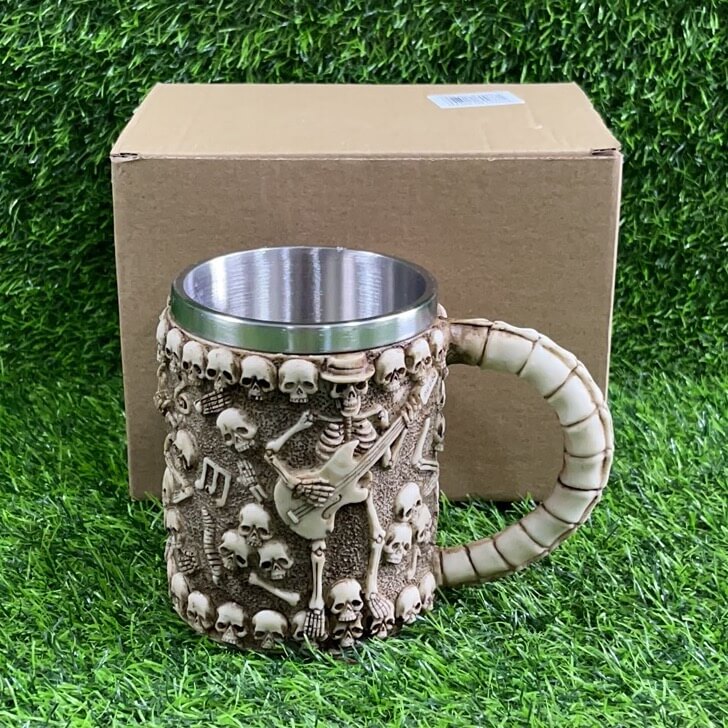 Vaso decoracion pirata y calavera51269-37