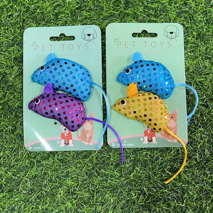 Juguete p/mascota raton 2pcs51258-112
