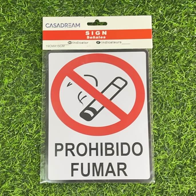 Letrero prohibido fumar20253-10