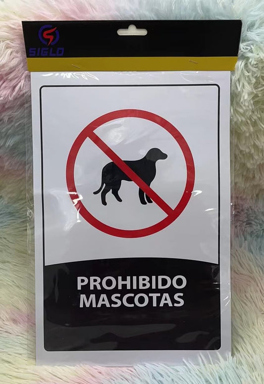 Letrero prohibido mascotas20253-17