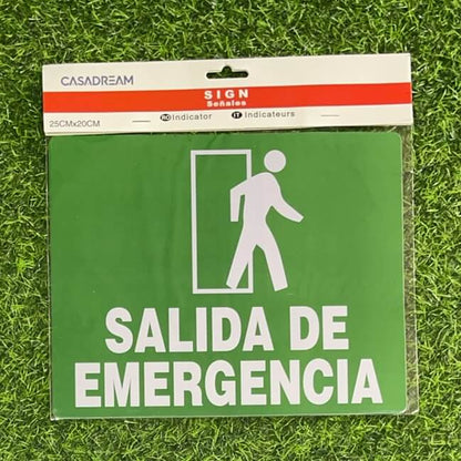 Letrero salida de emergencia20253-9