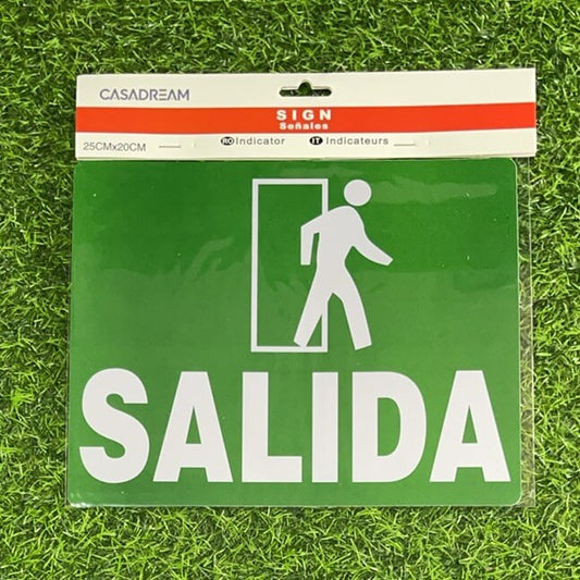 Letrero salida 20253-8