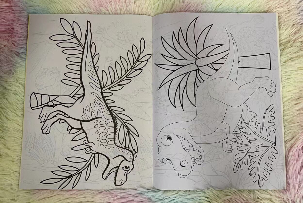 Libro para pintar d/dinosaurio51109-67