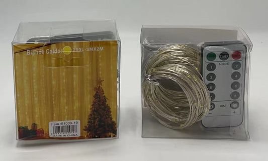 3*2m luces amarillo 51009-19