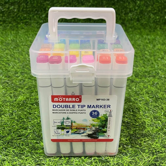Marcador c/doble punta 36colores mp163-36