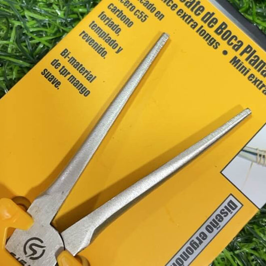 Mini alicates de boca plana yalargada 115mm 90099-140