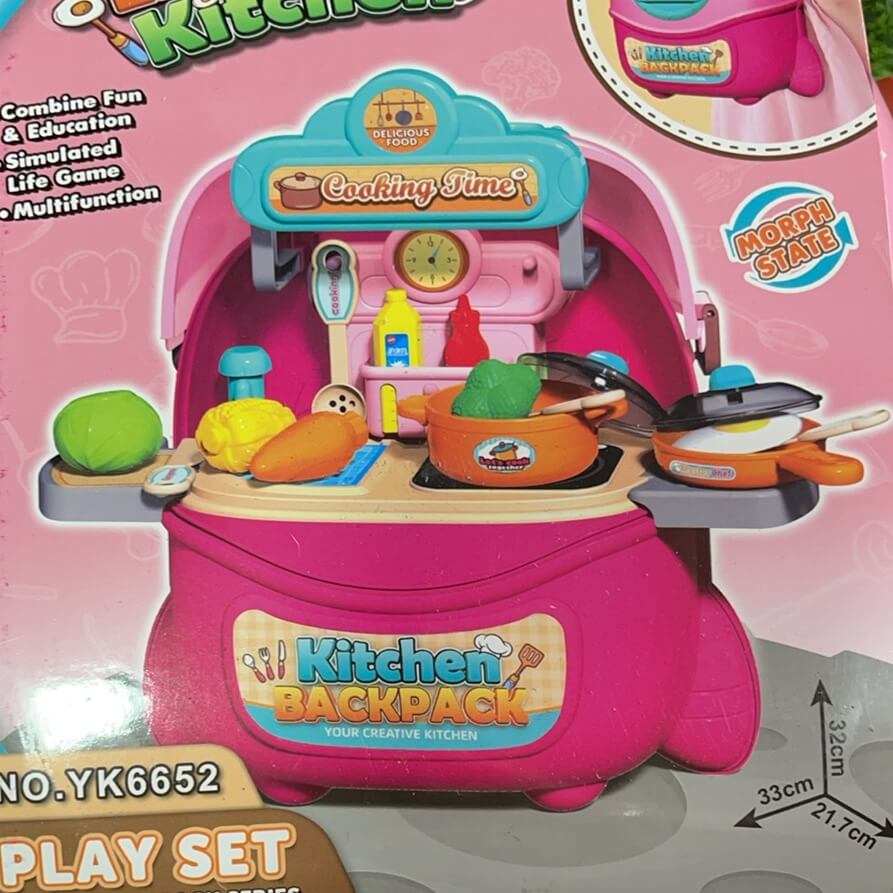 Jug. mochila con set de cocinayk6652