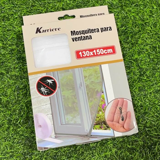 Mosquitera p/ventana blanca130x150cm 90150-2