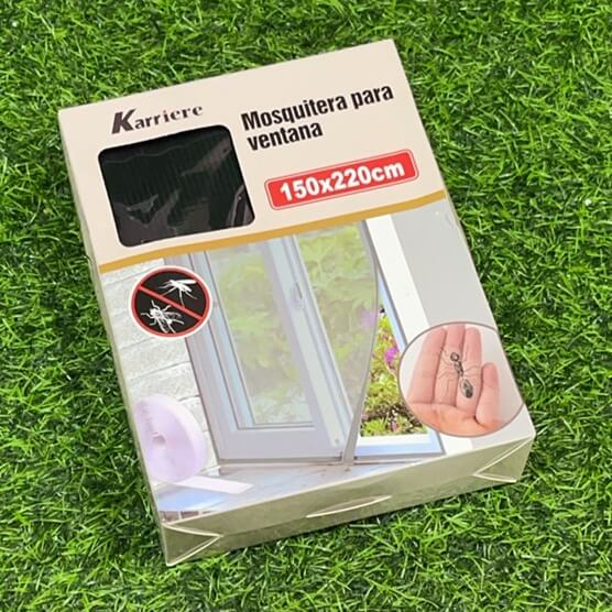 Mosquitera p/ventana negra150x220cm 90150-8