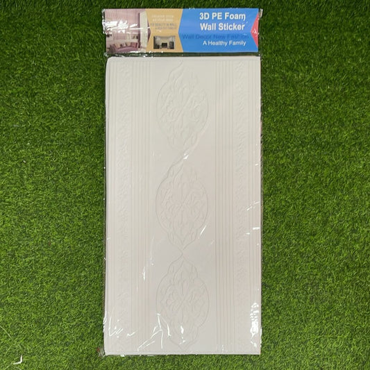 Papel tapiz blanco c/diseno 70x701pc 90091-80