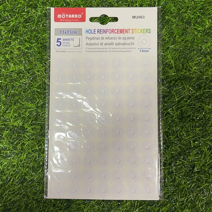 Pegatinas de refuerzo deagujeros mu063