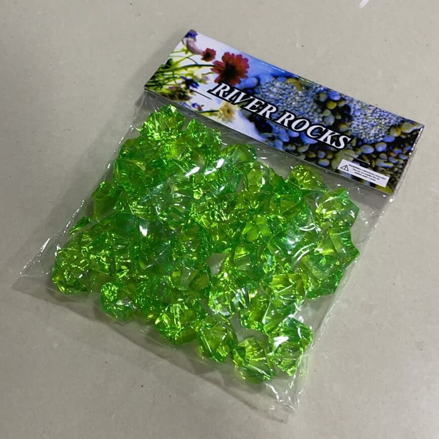 Piedra cristal verde 06289