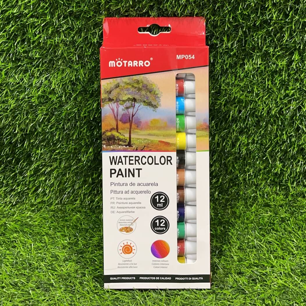 Pintura d/acuarela 12ml 12colores mp054