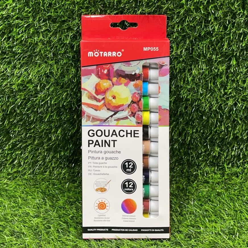 Pintura d/gouache 12ml 12colores mp055