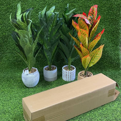 Hoja artificia en macetal 90210-8