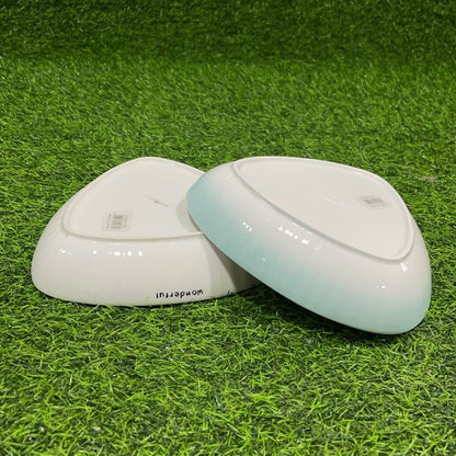 Plato blanco triangulo 51255-132