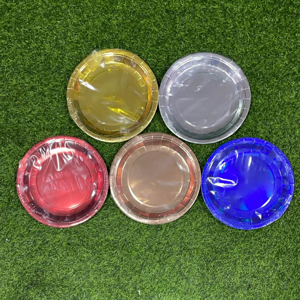 Platos colores p/fiesta 9 10u90118-93