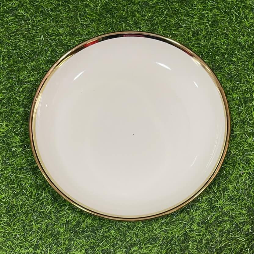 Plato hondo c/borde dorado 1051255-100