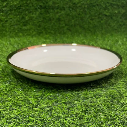 Plato hondo c/borde dorado 1051255-100