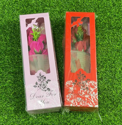 Ramo rosas c/luz en caja51115-4/51115-19