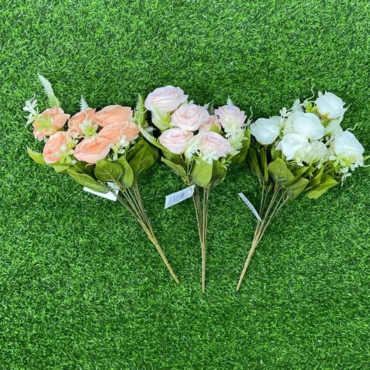 Flor articifial rosa 51016-66