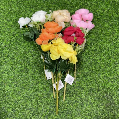 Flor artificial de rosa 51236-38