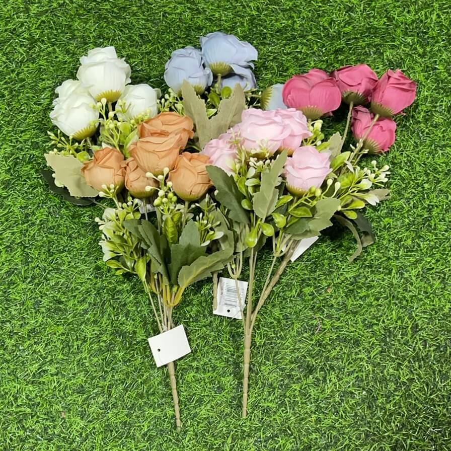 Flor artificial de rosa 51236-35