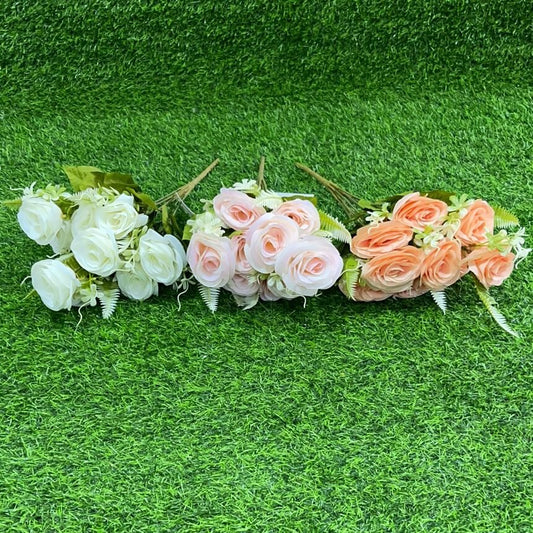 Flor articifial rosa 51016-66