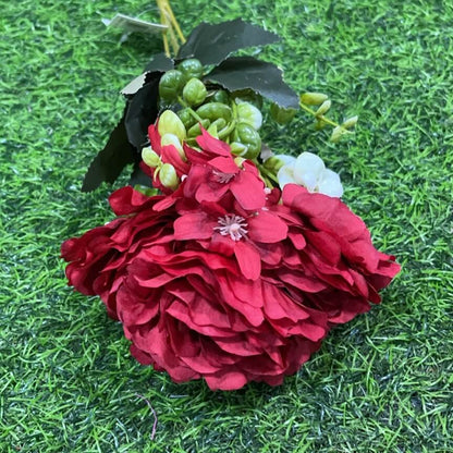 Flor artificial rosa 51236-57