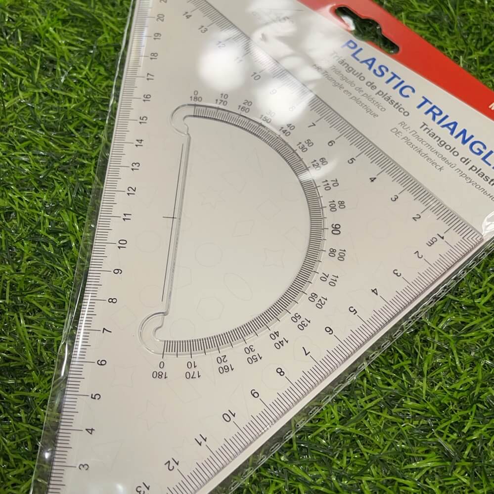 Regla triangular 23cm mi048-2