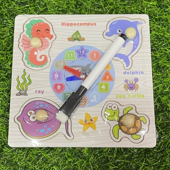 Rompecabeza d/verdura y reloj1729-44