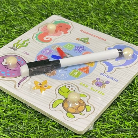 Rompecabeza d/verdura y reloj1729-44