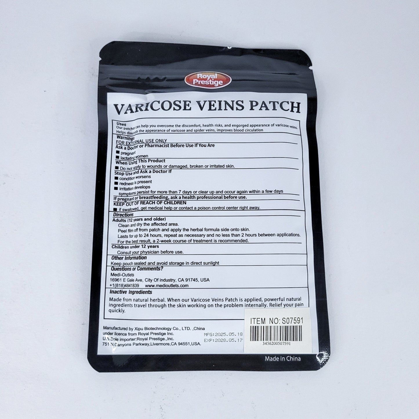 Parche para varices 1000