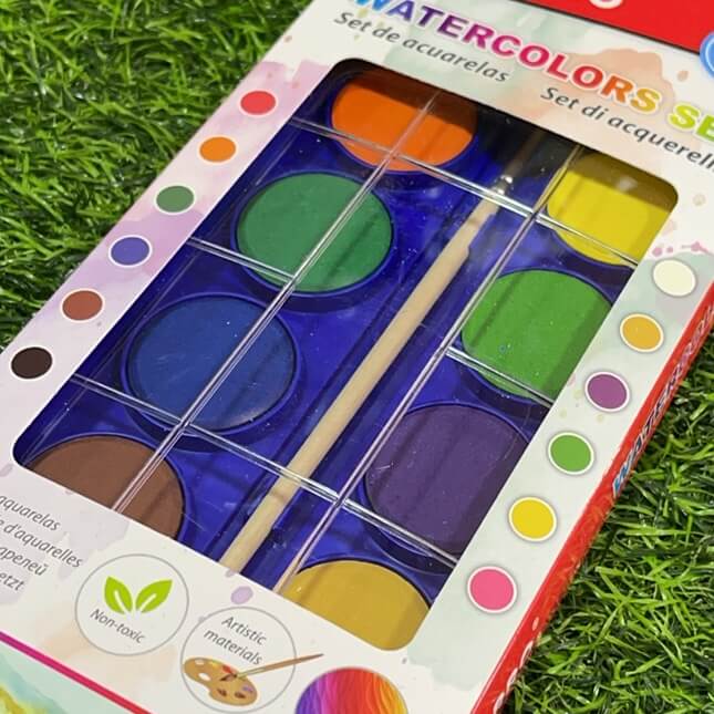 Set de acuarelas 12 coloresmp150-12