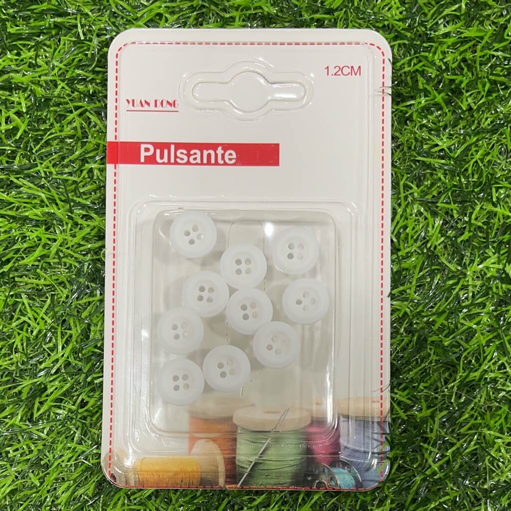 Botones blanco 1.2cm 10pcs51221-41