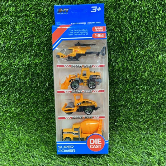 Jug. carritos de construccion4pcs 776-4c