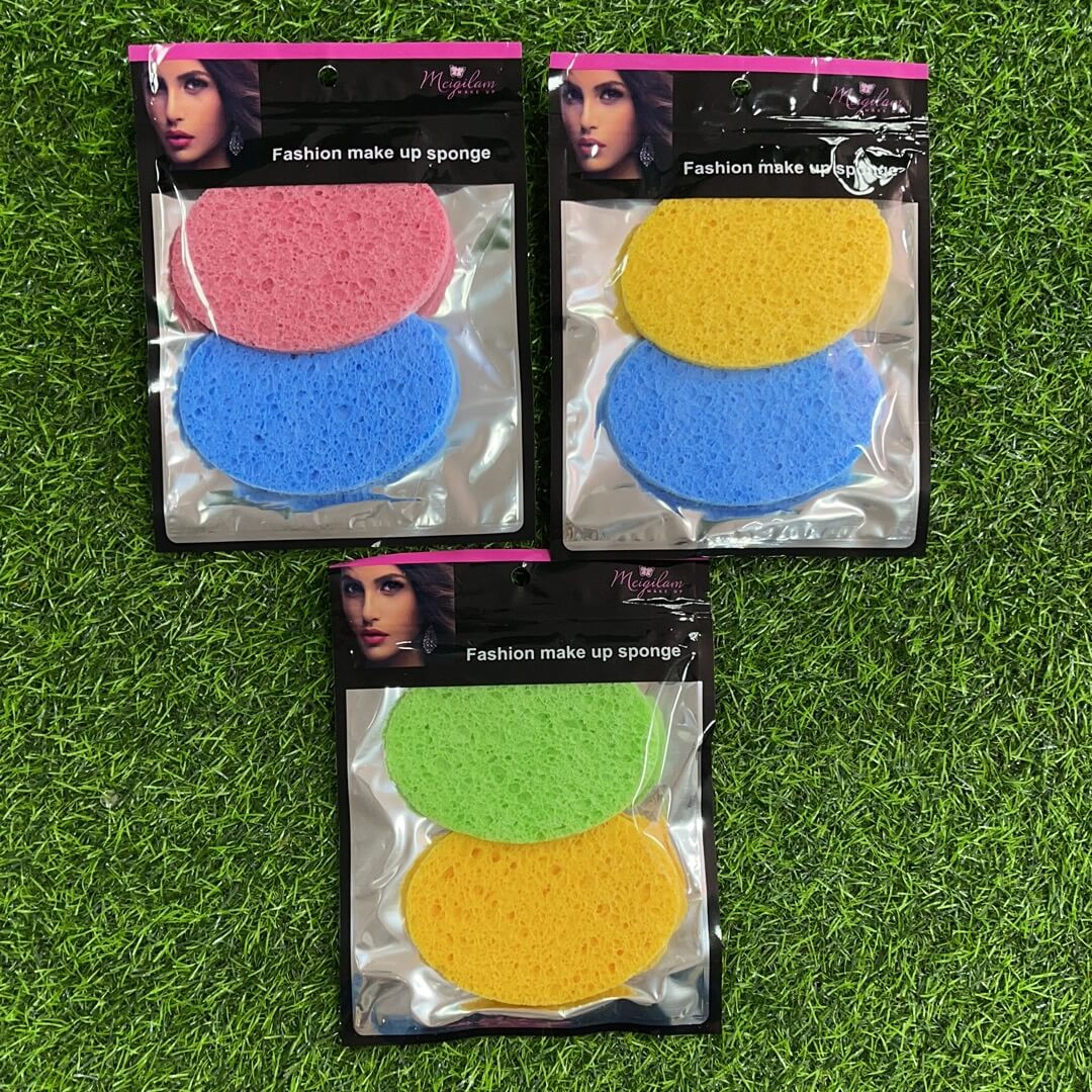 Esponja de desmaquillar d/ovalo2pc 51274-26