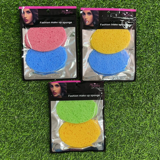 Esponja de desmaquillar d/ovalo2pc 51274-26