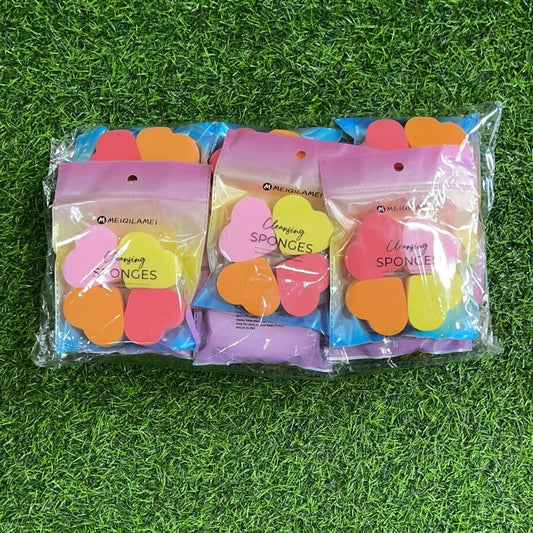 Esponjas d/corazon 4pcs 51274-19