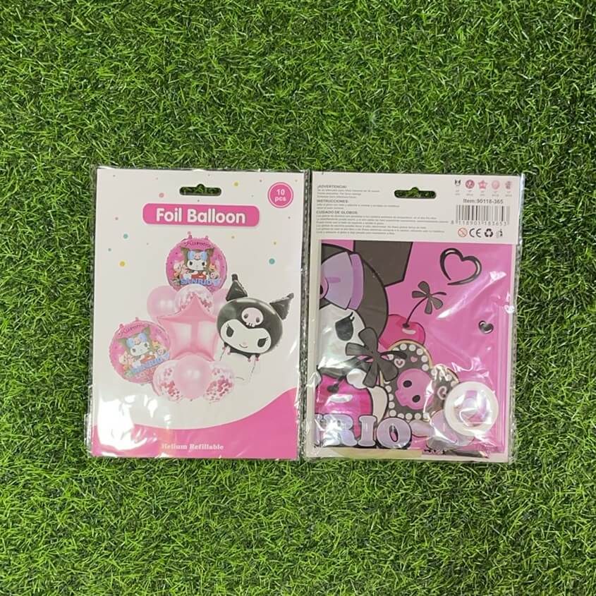 Set de globo d/kuromi 10pcs90118-365
