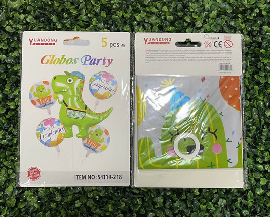 Globos para fiesta 5pcs 54119-218