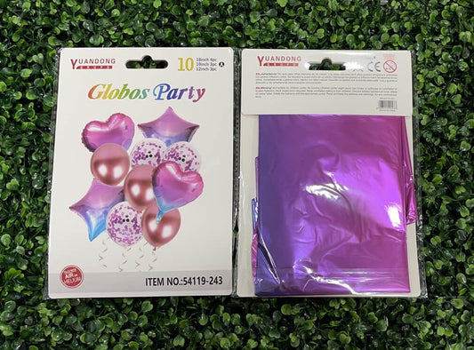 Globos para fiesta 10pcs 54119-243