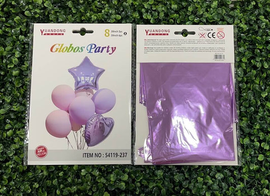 Globos para fiesta 8pcs 54119-237