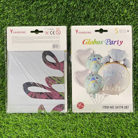 Globos best wish 5pc 54119-287